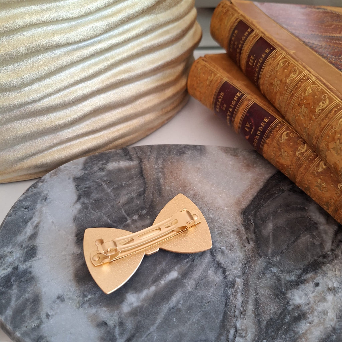 Accessorio per capelli Nadi - Creazione artigianale Relux in stoffa vintage upcycled