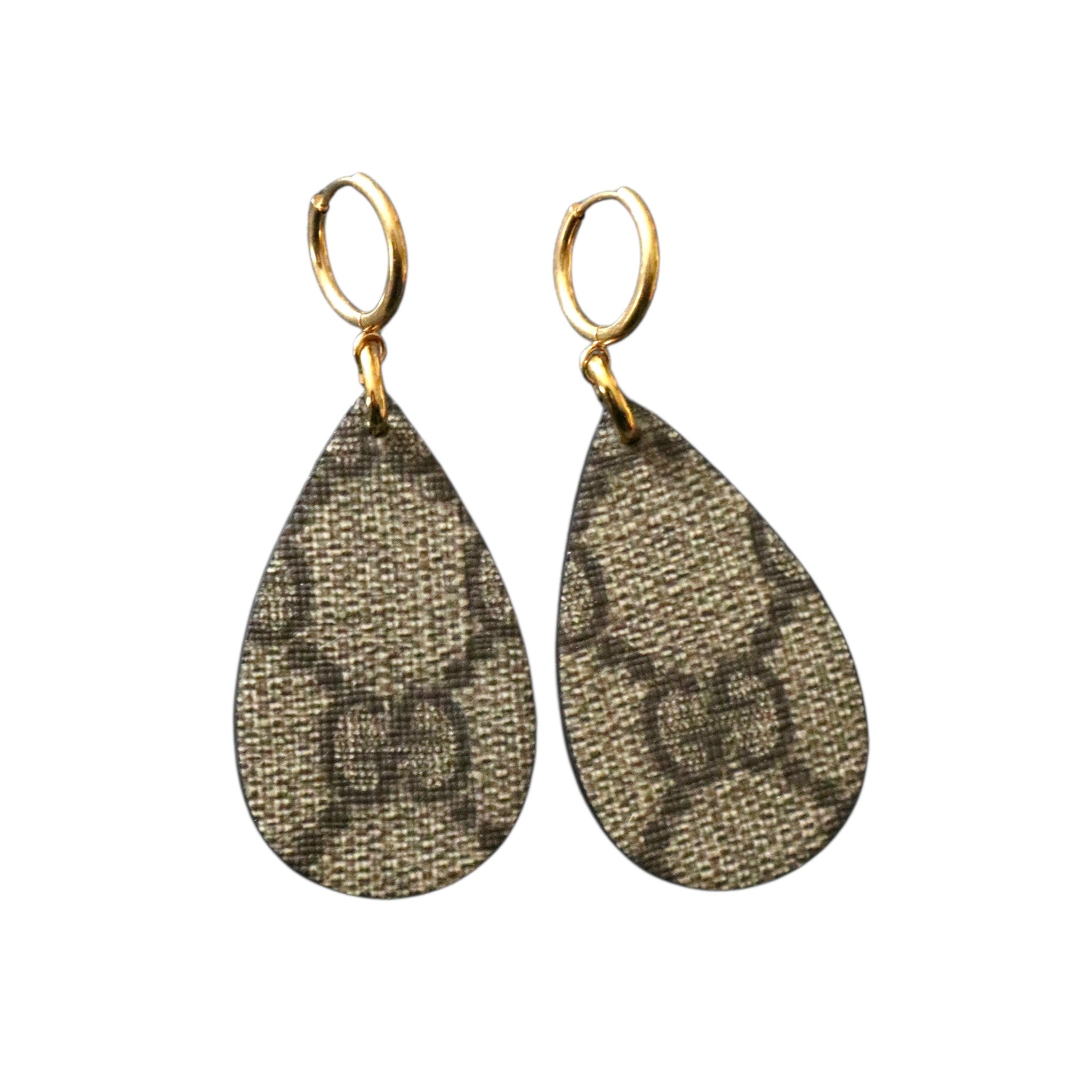 Orecchini "Thea" Upcycled Monogram