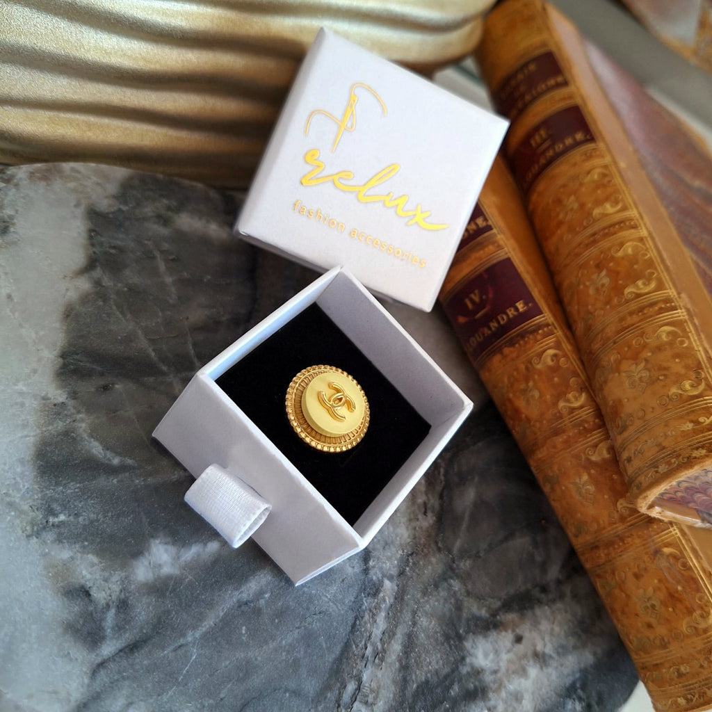 Caria Ring - Relux artisanal creation with upcycled button