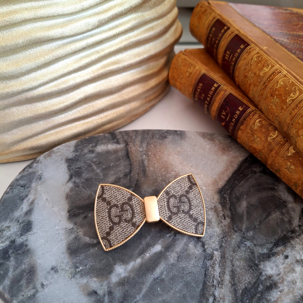 Accessorio per capelli Hada - Creazione artigianale Relux in pelle vintage upcycled