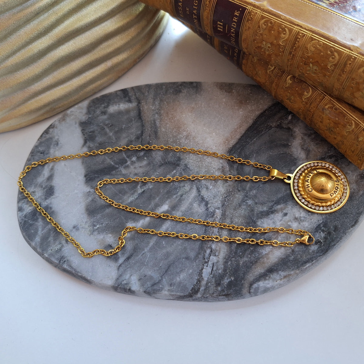 Collana Ana - Creazione artigianale Relux con componente vintage upcycled