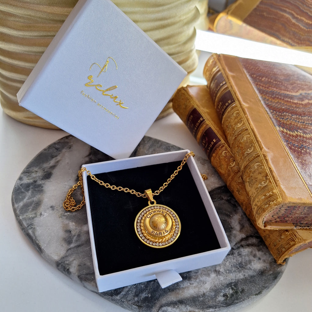 Collana Ana - Creazione artigianale Relux con componente vintage upcycled