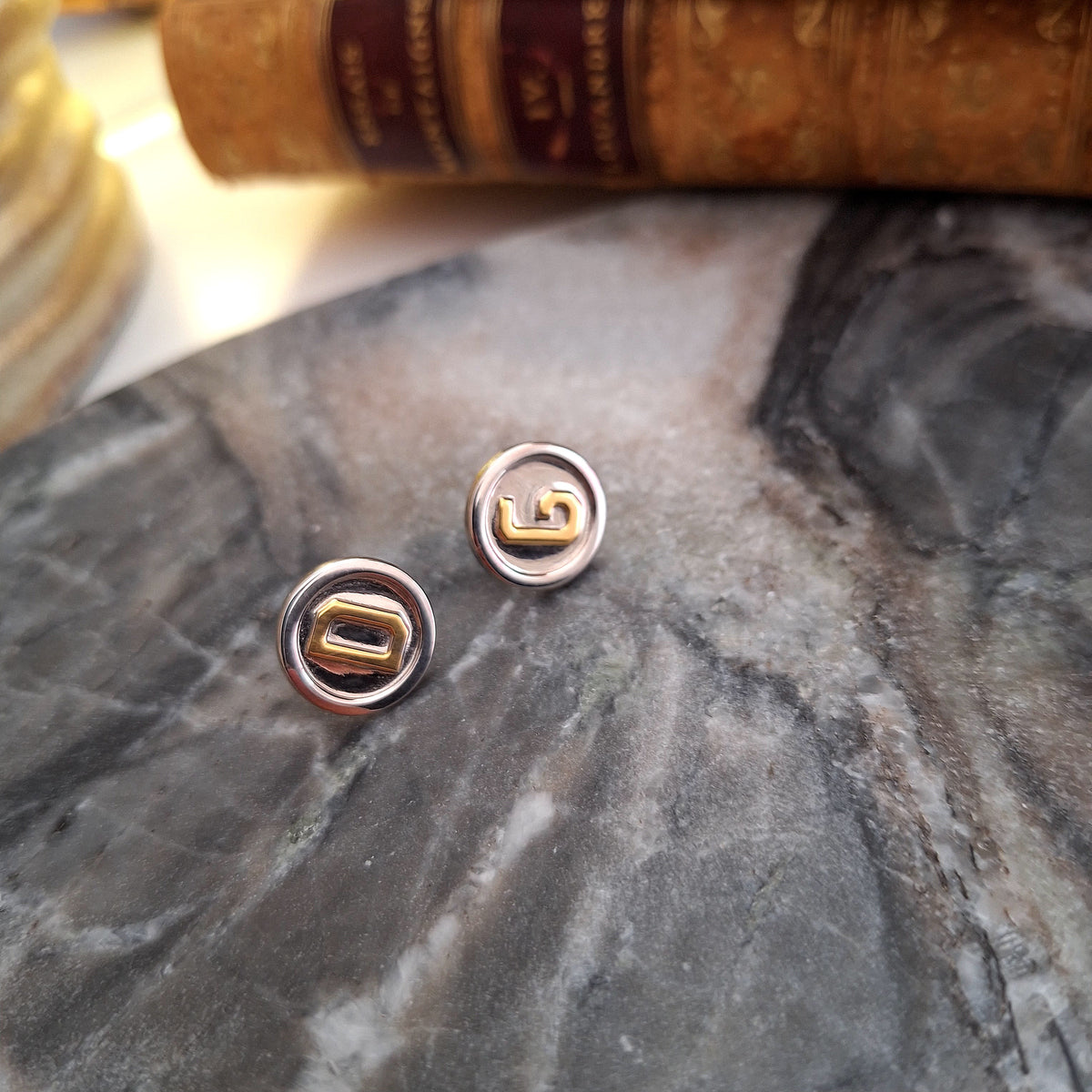 Nali Earrings - Relux handcrafted design with upcycled vintage buttons