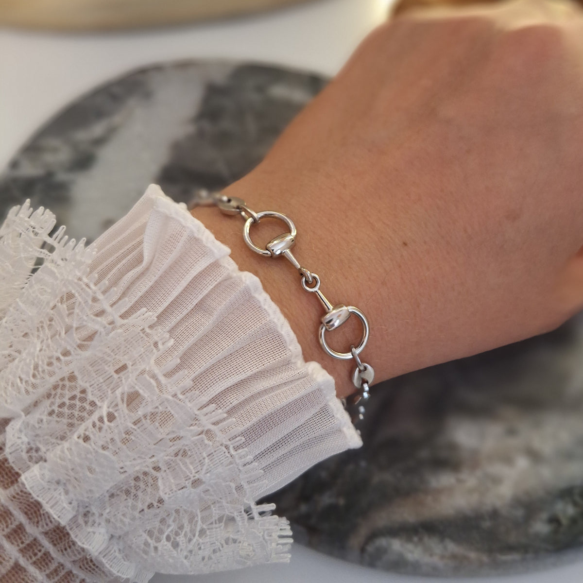 Kia Bracelet - Relux handcrafted creation with upcycled component