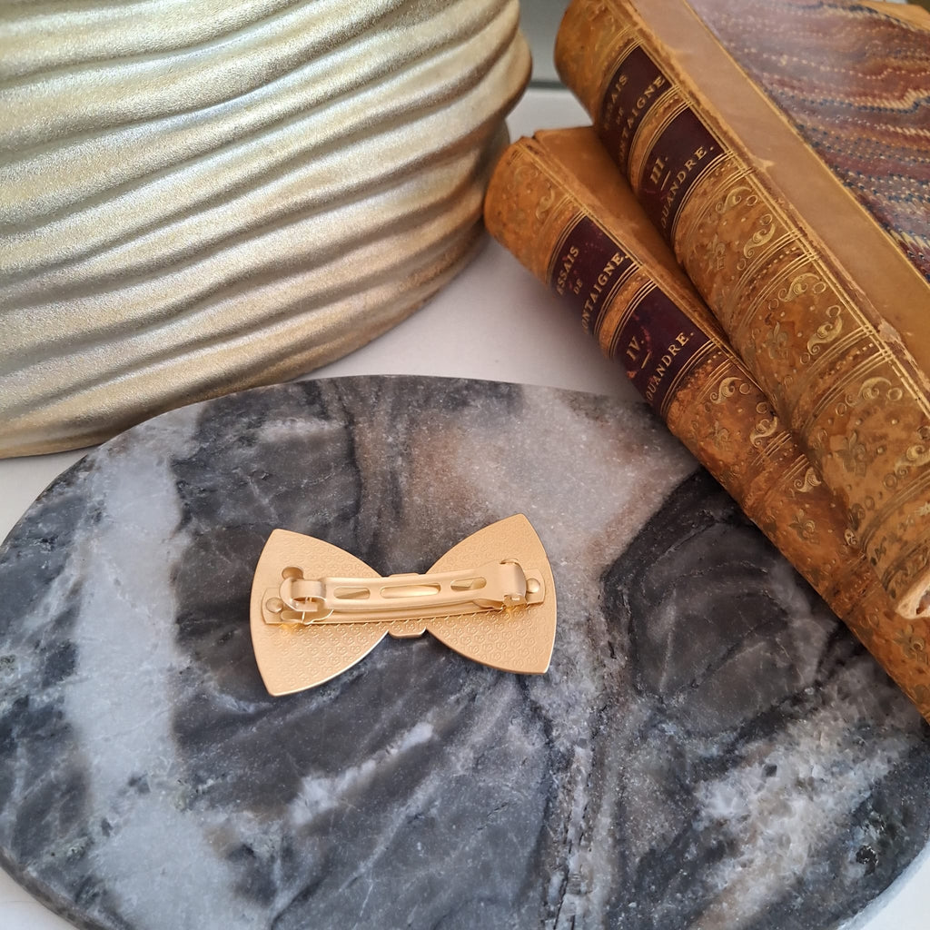 Accessorio per capelli Hada - Creazione artigianale Relux in pelle vintage upcycled