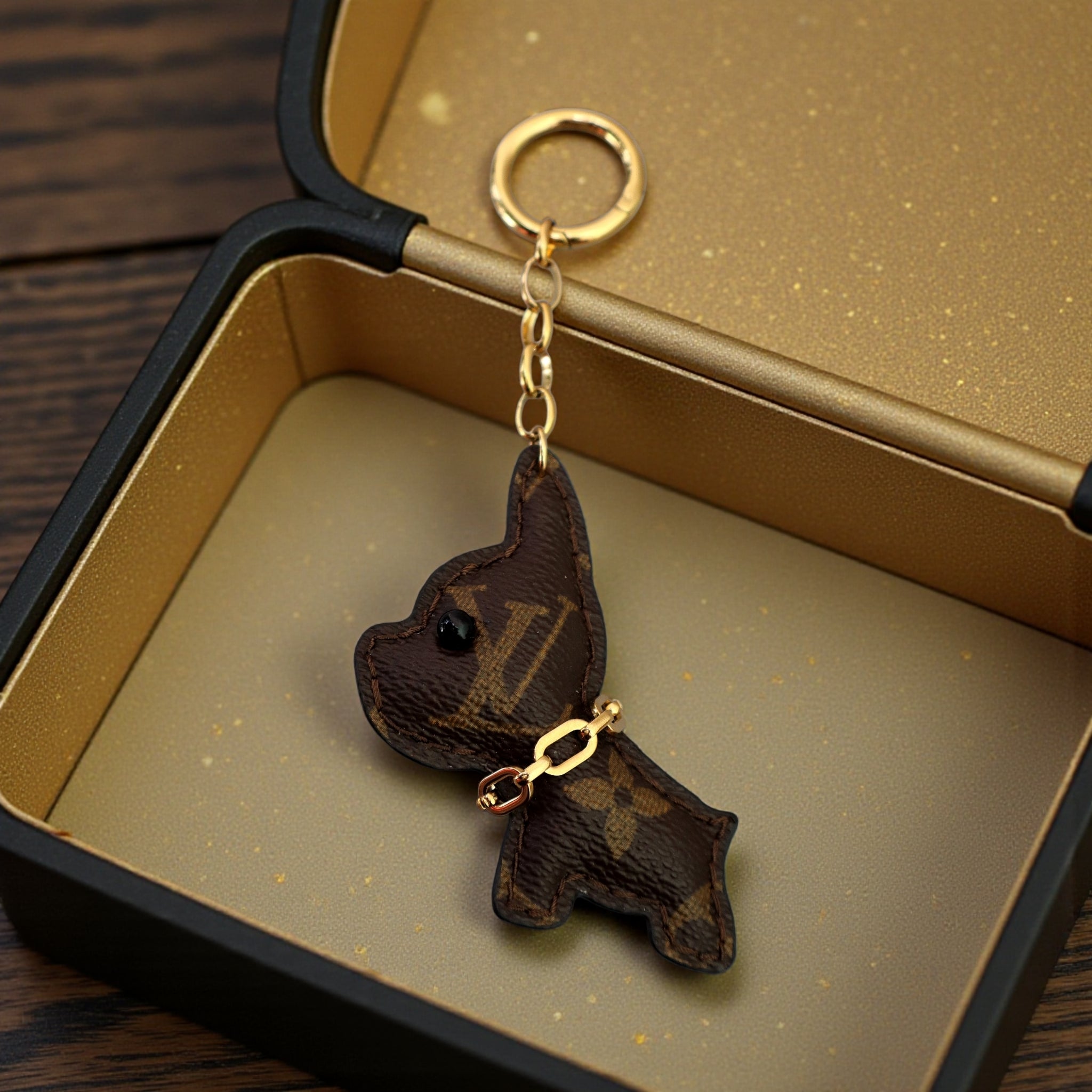 Charm "Bouledogue" – Vintage Upcycled