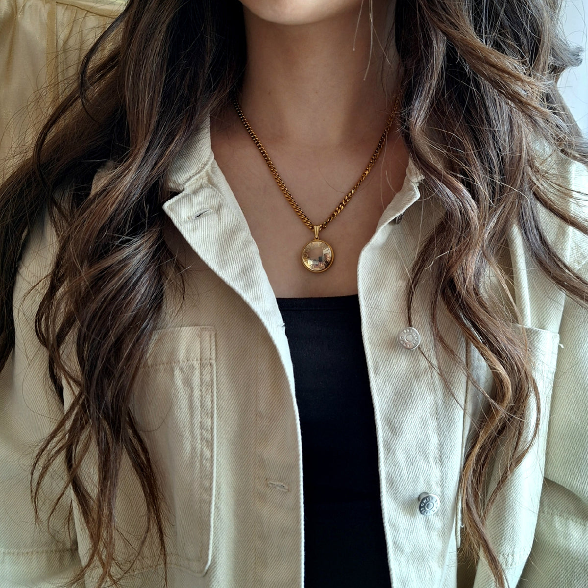 Lyra Necklace - Relux handcrafted creation with upcycled vintage component