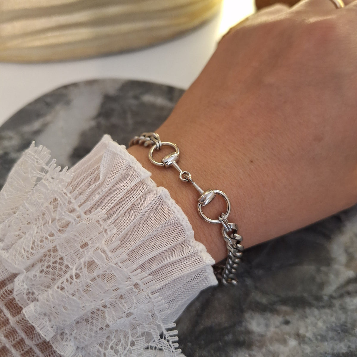 Bracciale Hani - Creazione artigianale Relux con componente upcycled