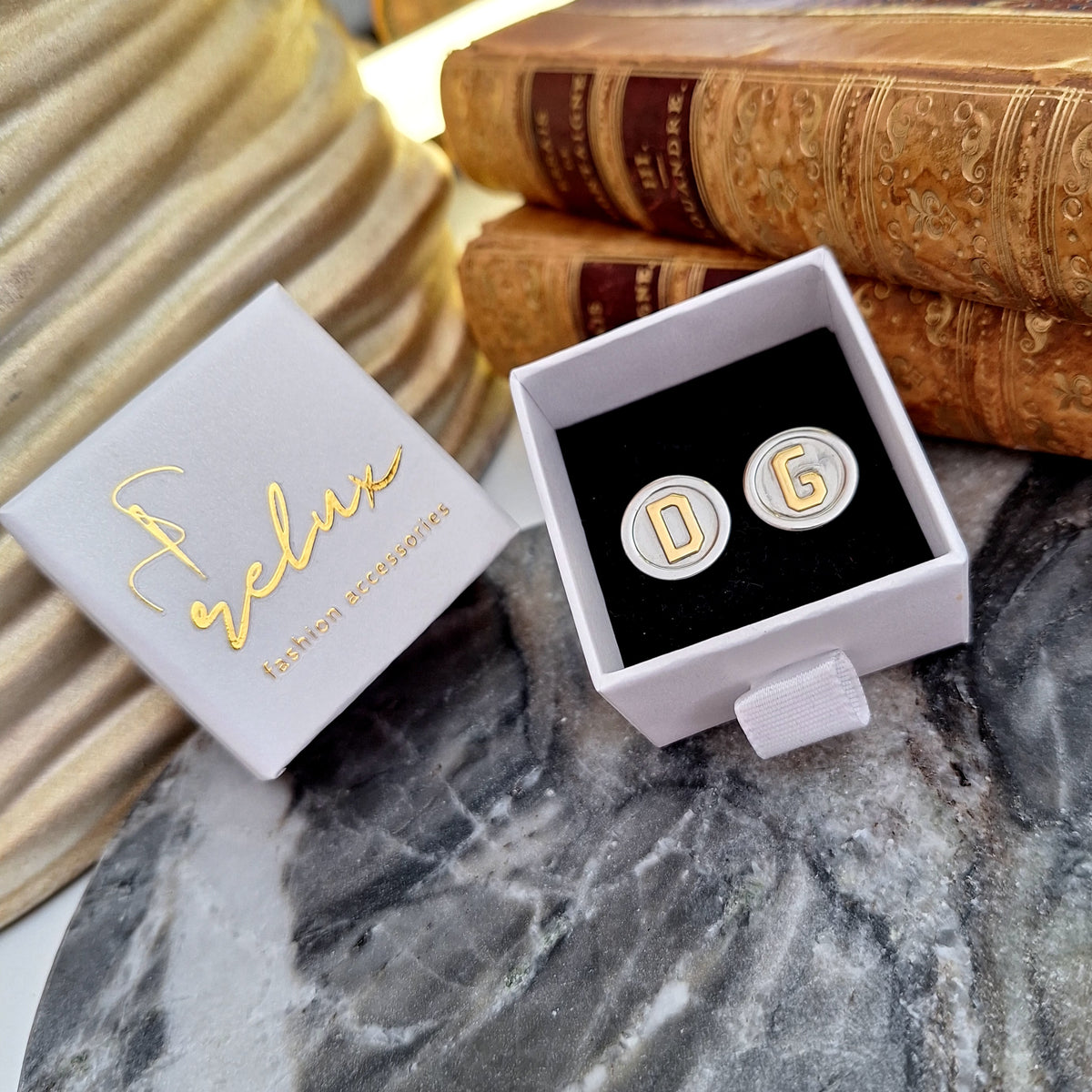 Nali Earrings - Relux handcrafted design with upcycled vintage buttons