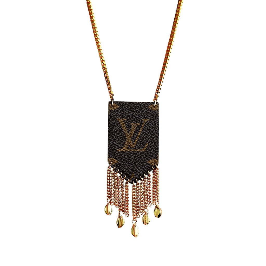 Collier « Wren » monogramme recyclé