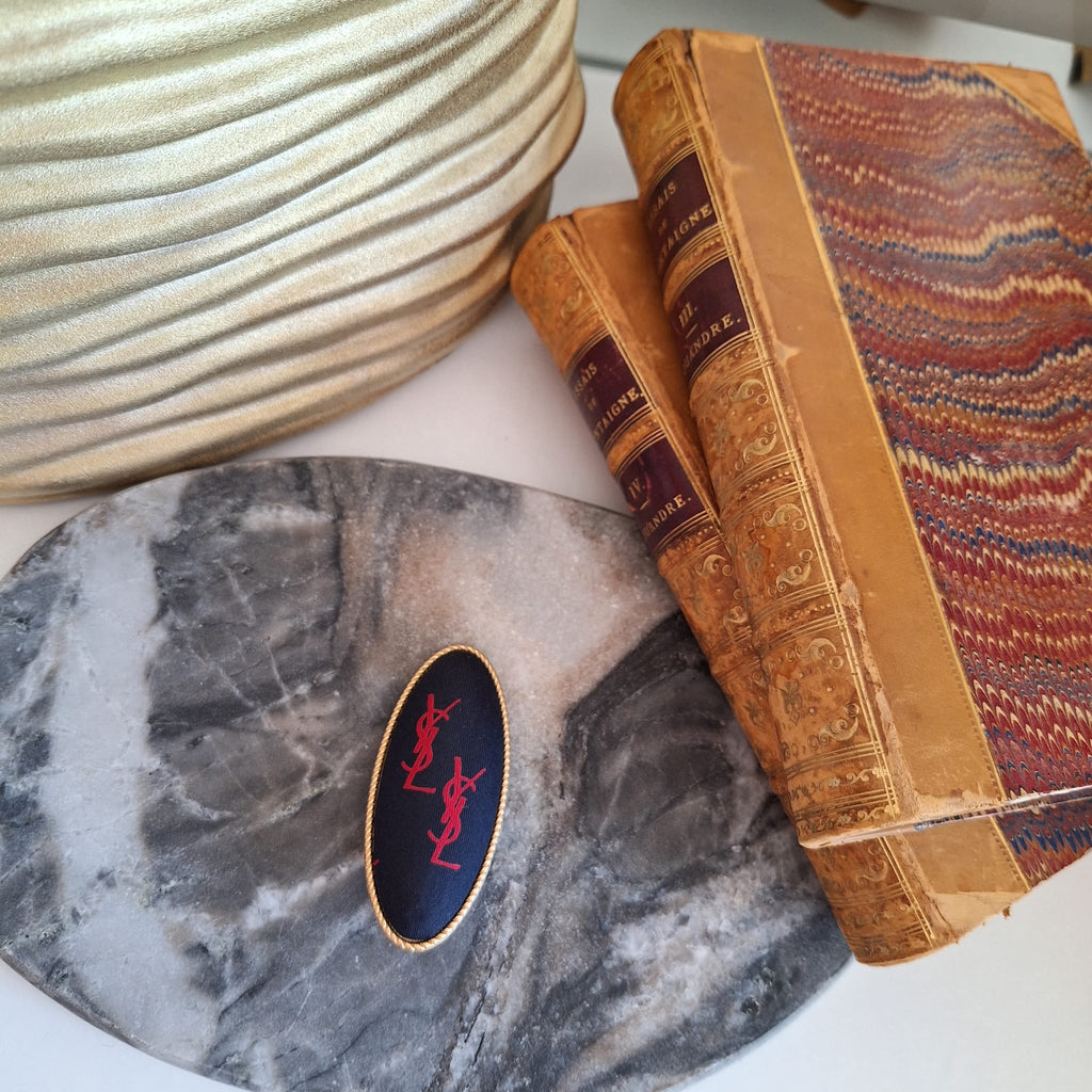 Accessorio per capelli Rysa - Creazione artigianale Relux in stoffa vintage upcycled