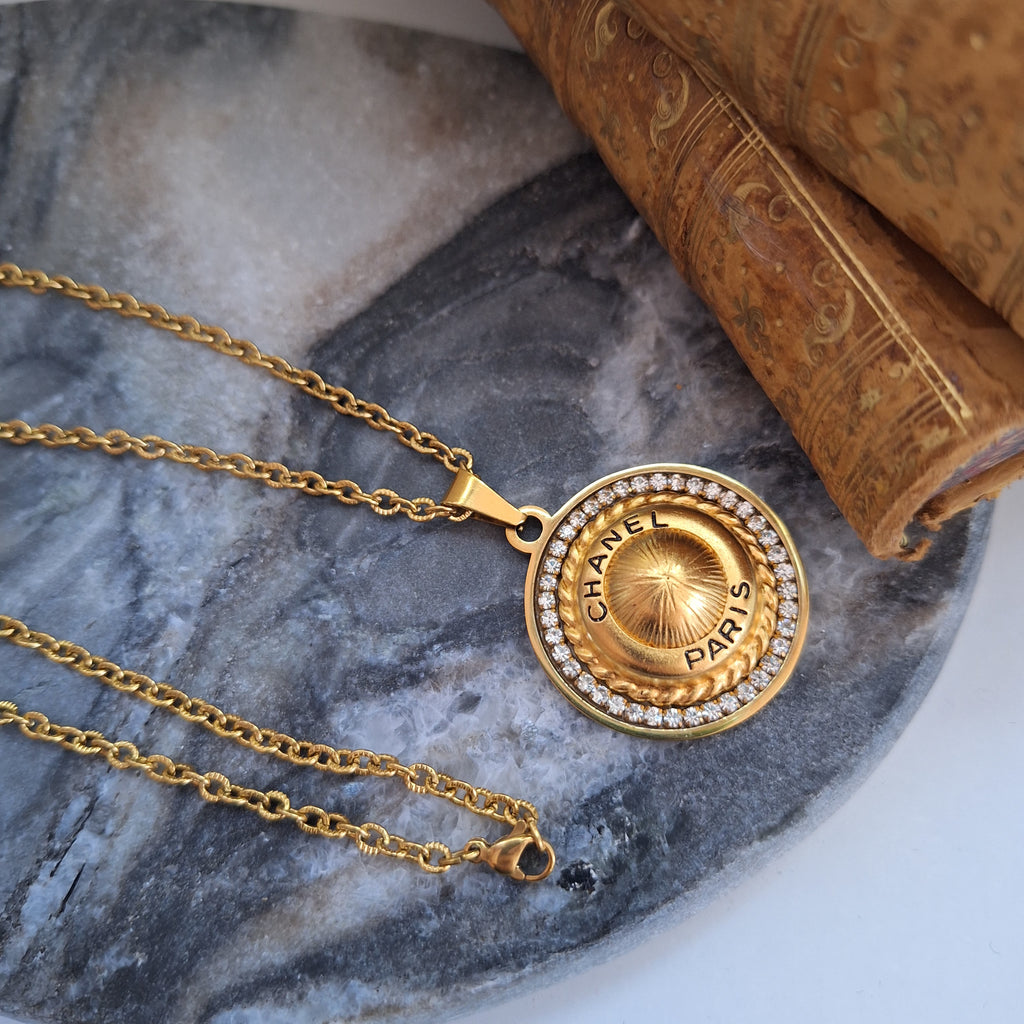 Collana Ana - Creazione artigianale Relux con componente vintage upcycled