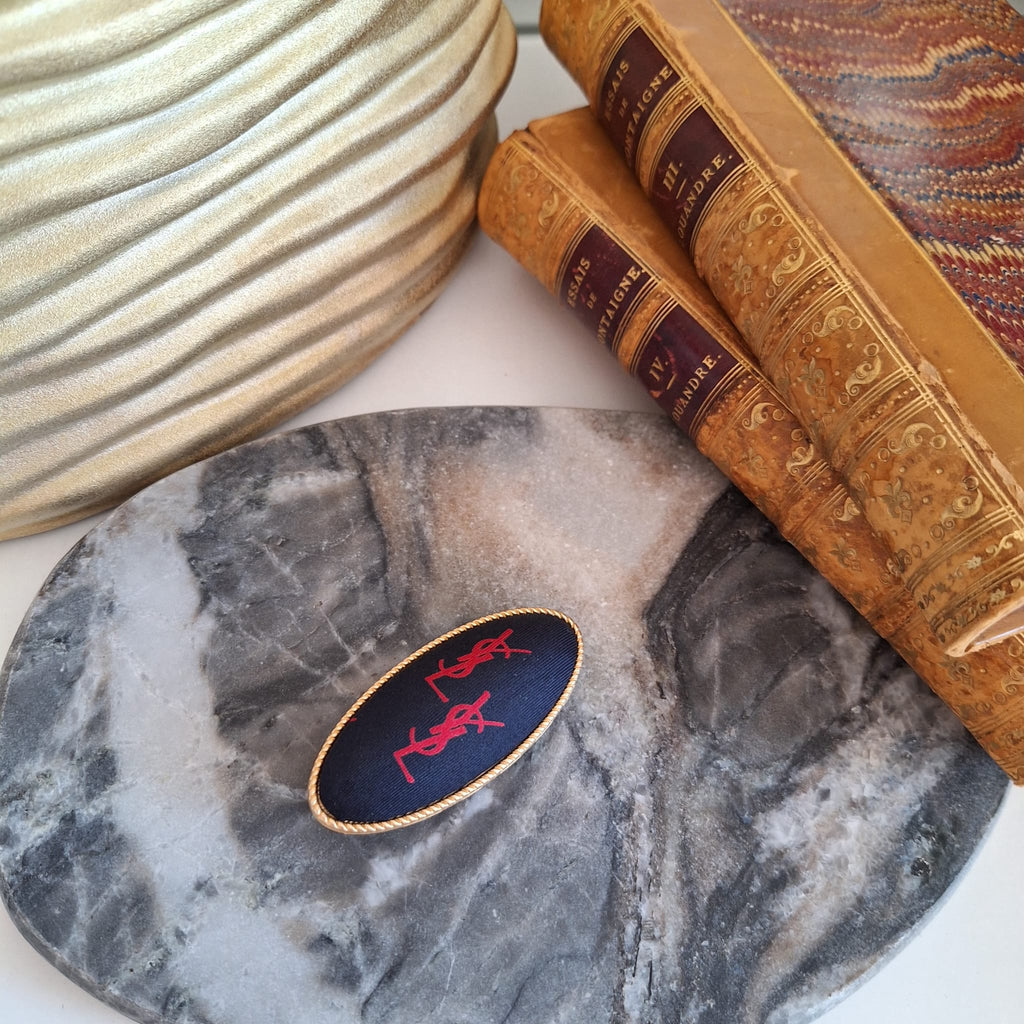 Accessorio per capelli Rysa - Creazione artigianale Relux in stoffa vintage upcycled