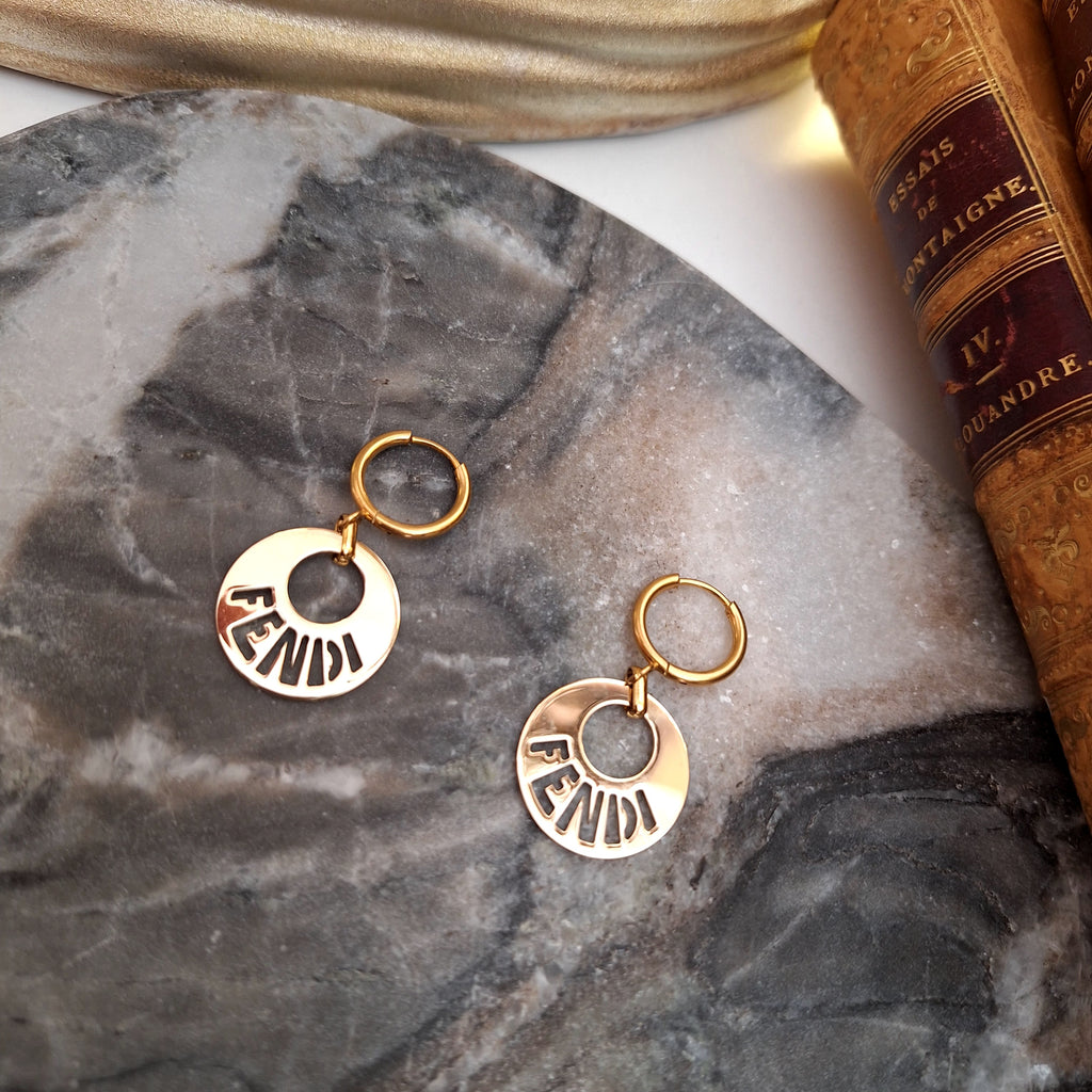 Mary Earrings - Relux handcrafted design with upcycled vintage components