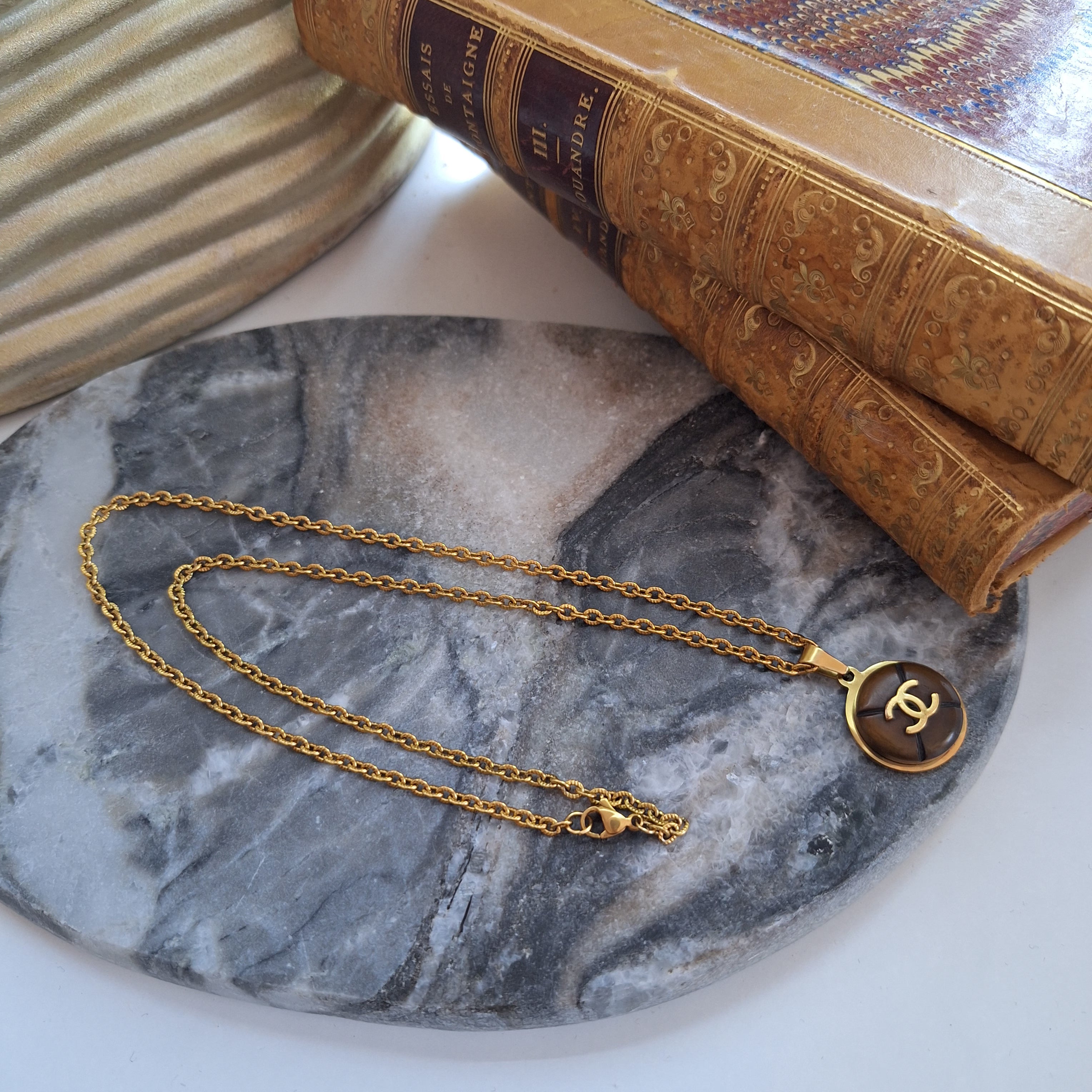 Collana Olga - Creazione artigianale Relux con componente vintage upcycled