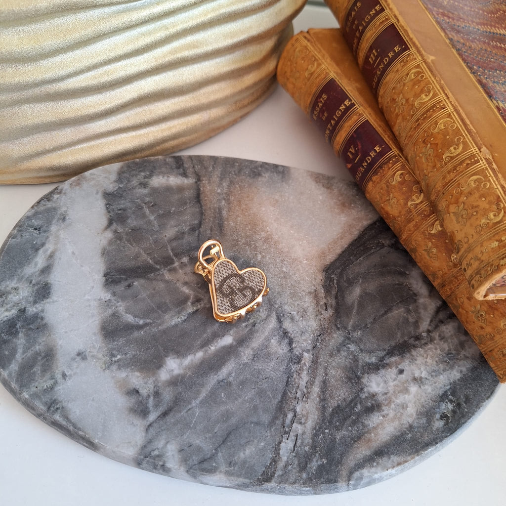 Lou hair accessory - Relux handcrafted creation in upcycled vintage leather
