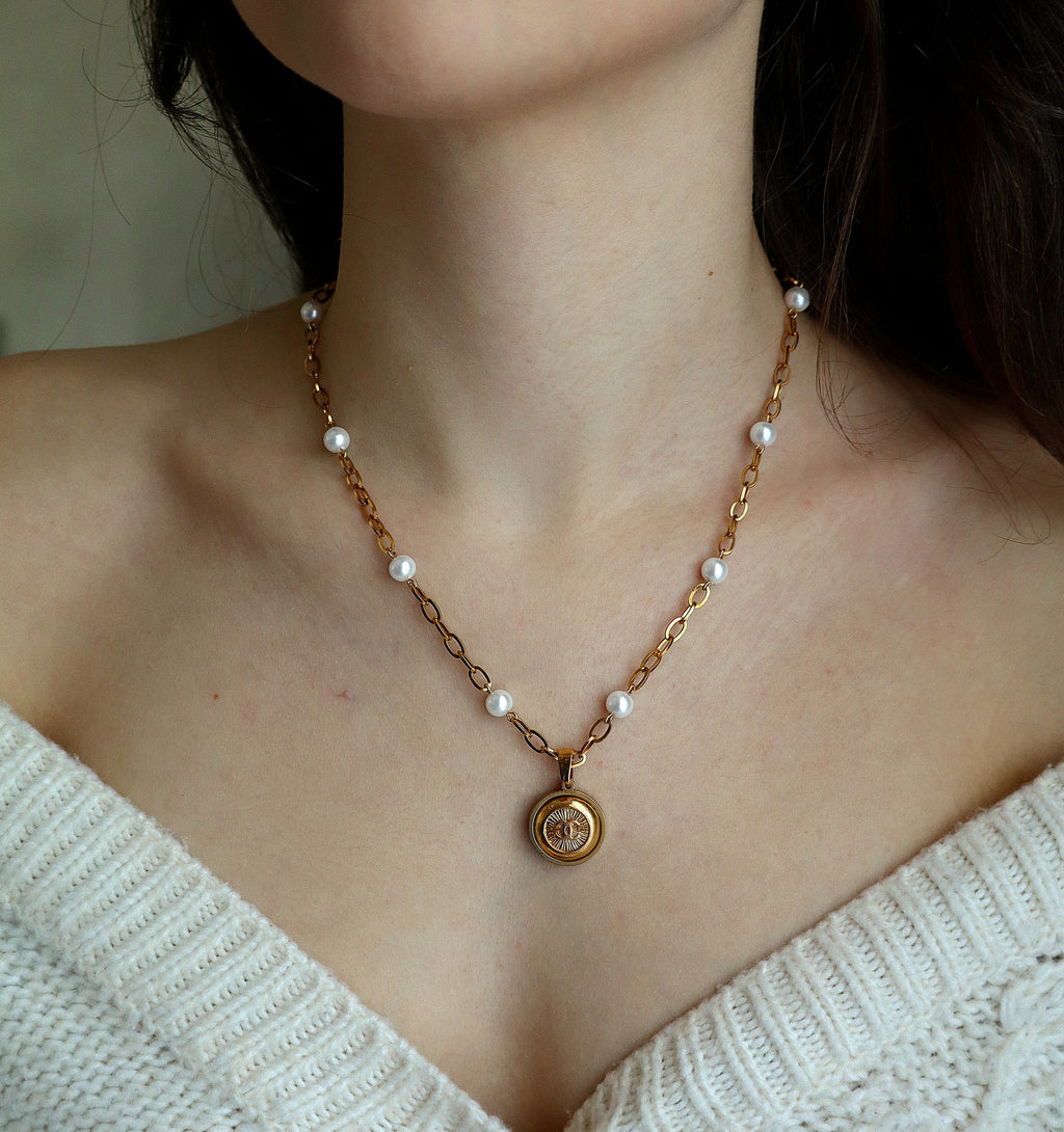 Collana "Luna" Upcycled