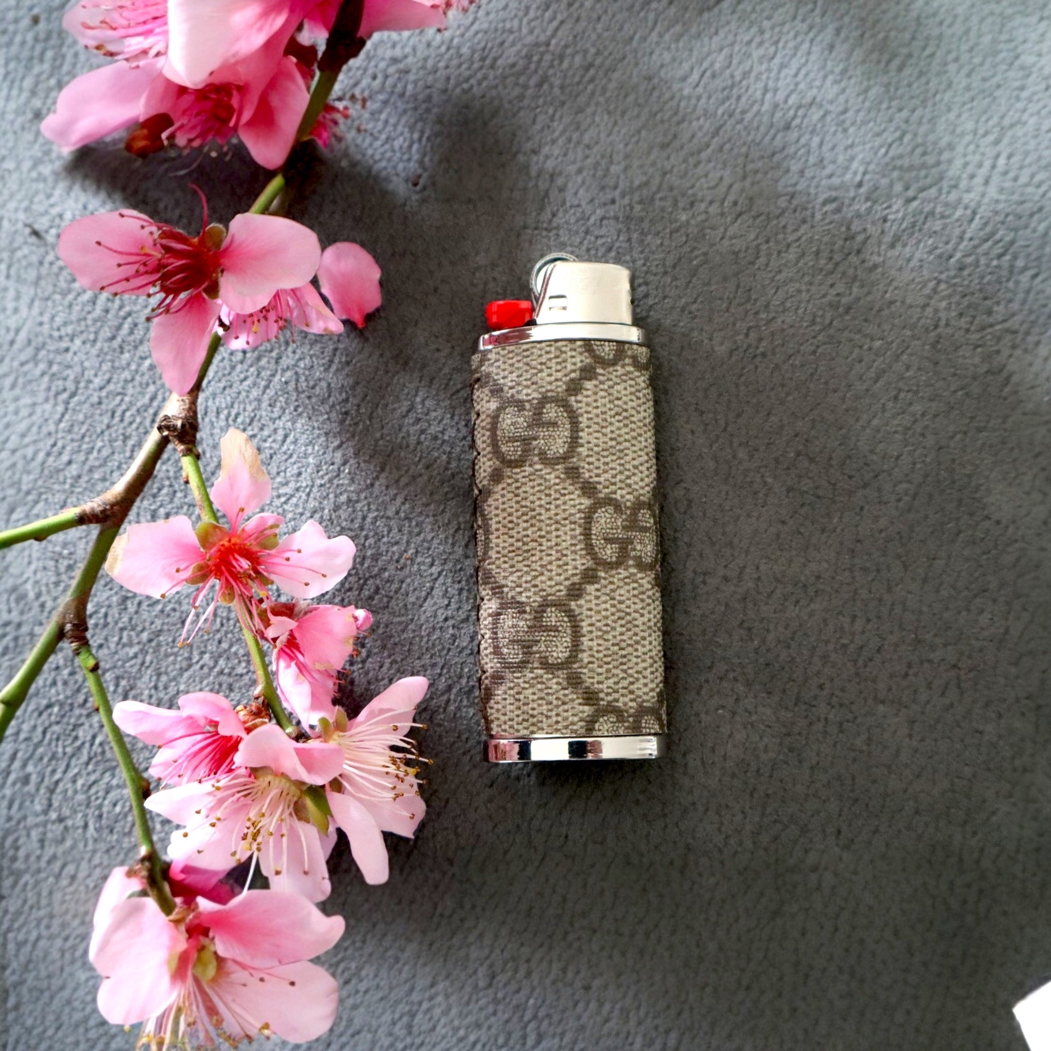 Porta Accendino Upcycled in Pelle Vintage