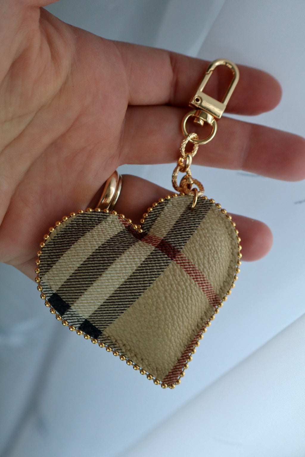 Portachiave Cuore Upcycled