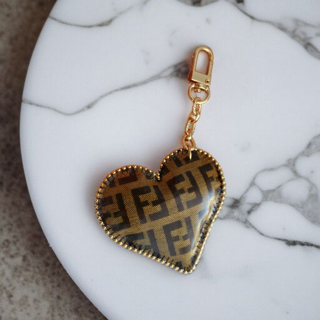 Portachiave Cuore Upcycled