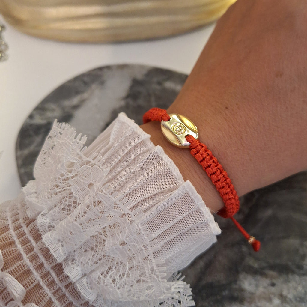 Bracciale Fiona - Creazione artigianale Relux con bottone upcycled