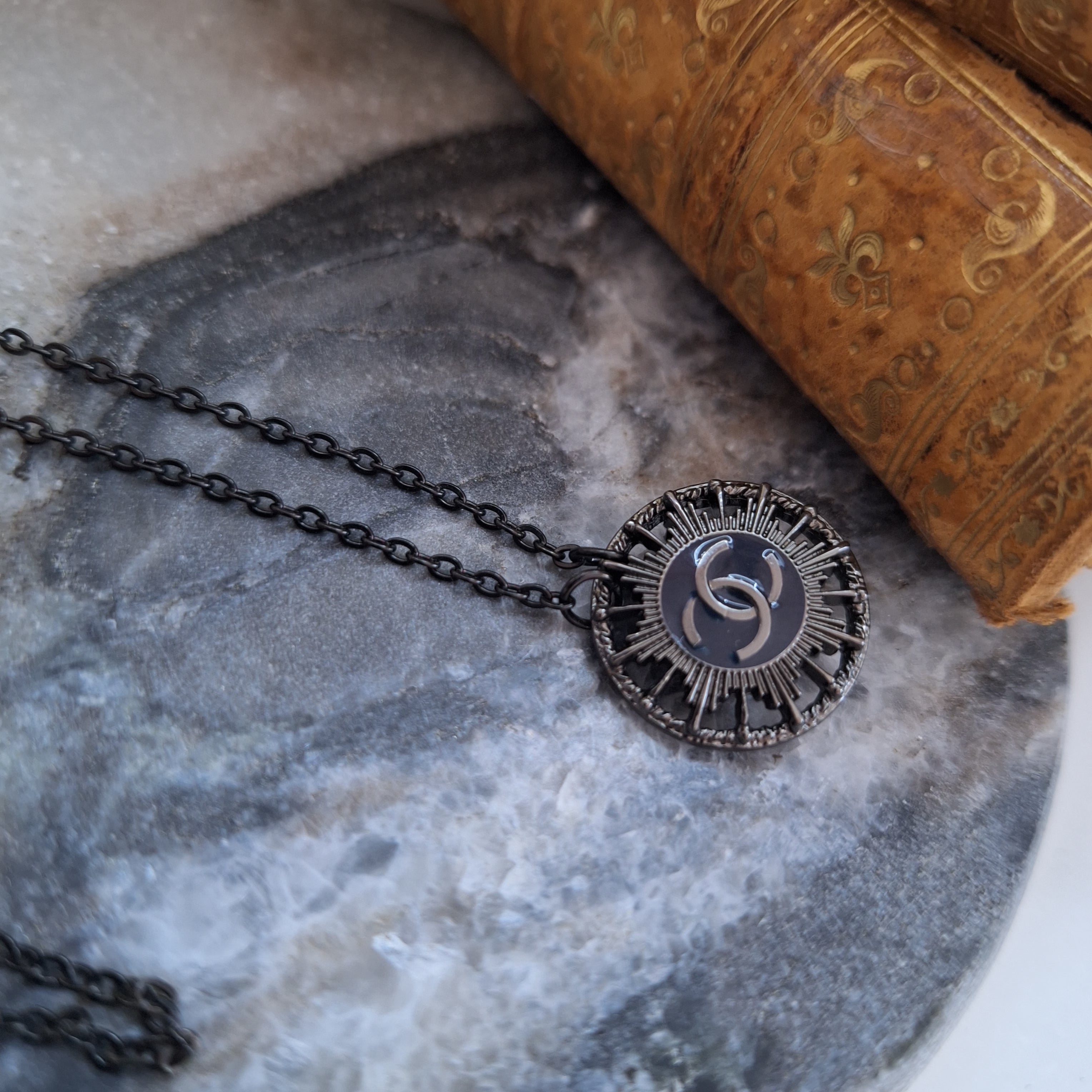 Rada Necklace - Relux handcrafted creation with upcycled vintage component