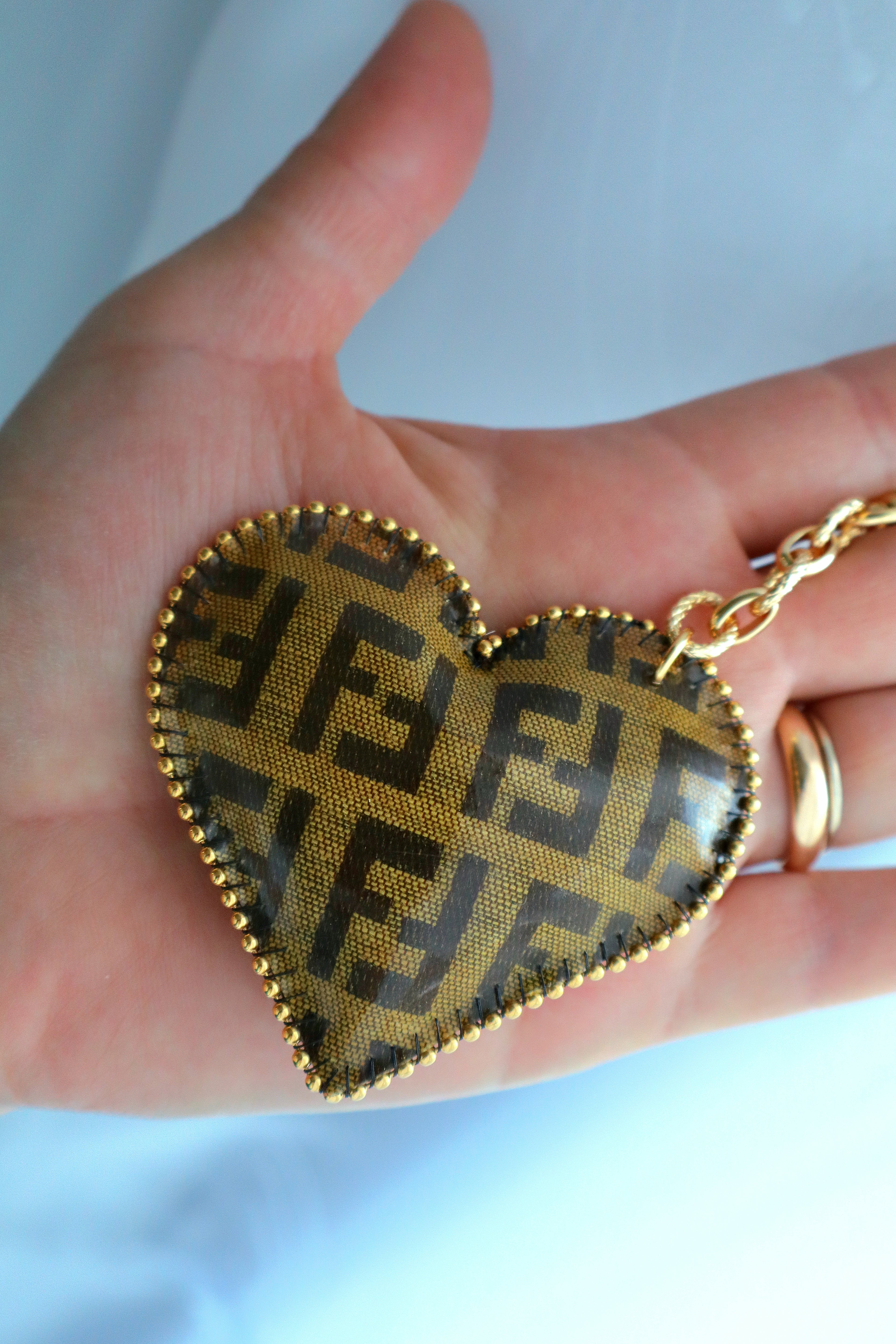 Portachiave Cuore Upcycled