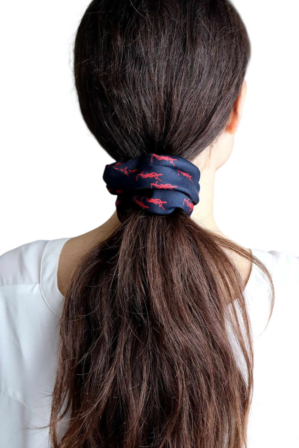 Scrunchie "Victoria" Upcycled
