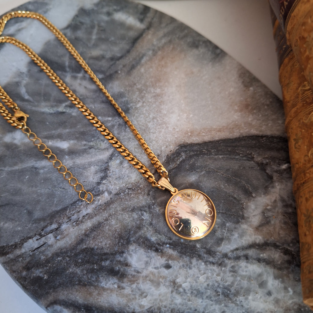 Collana Lyra - Creazione artigianale Relux con componente vintage upcycled