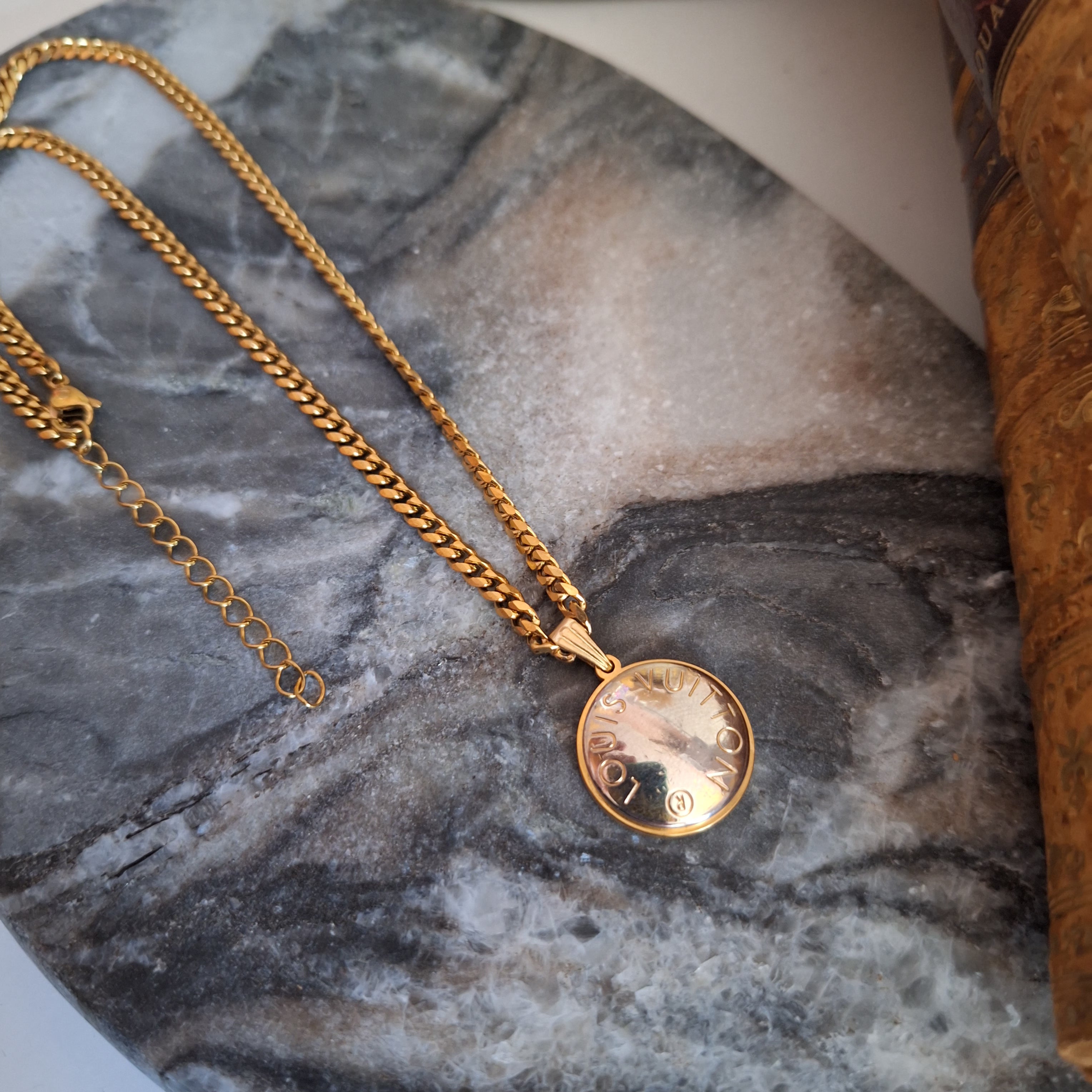 Lyra Necklace - Relux handcrafted creation with upcycled vintage component