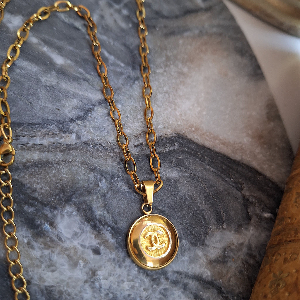 Collana Ilsa - Creazione artigianale Relux con componente vintage upcycled