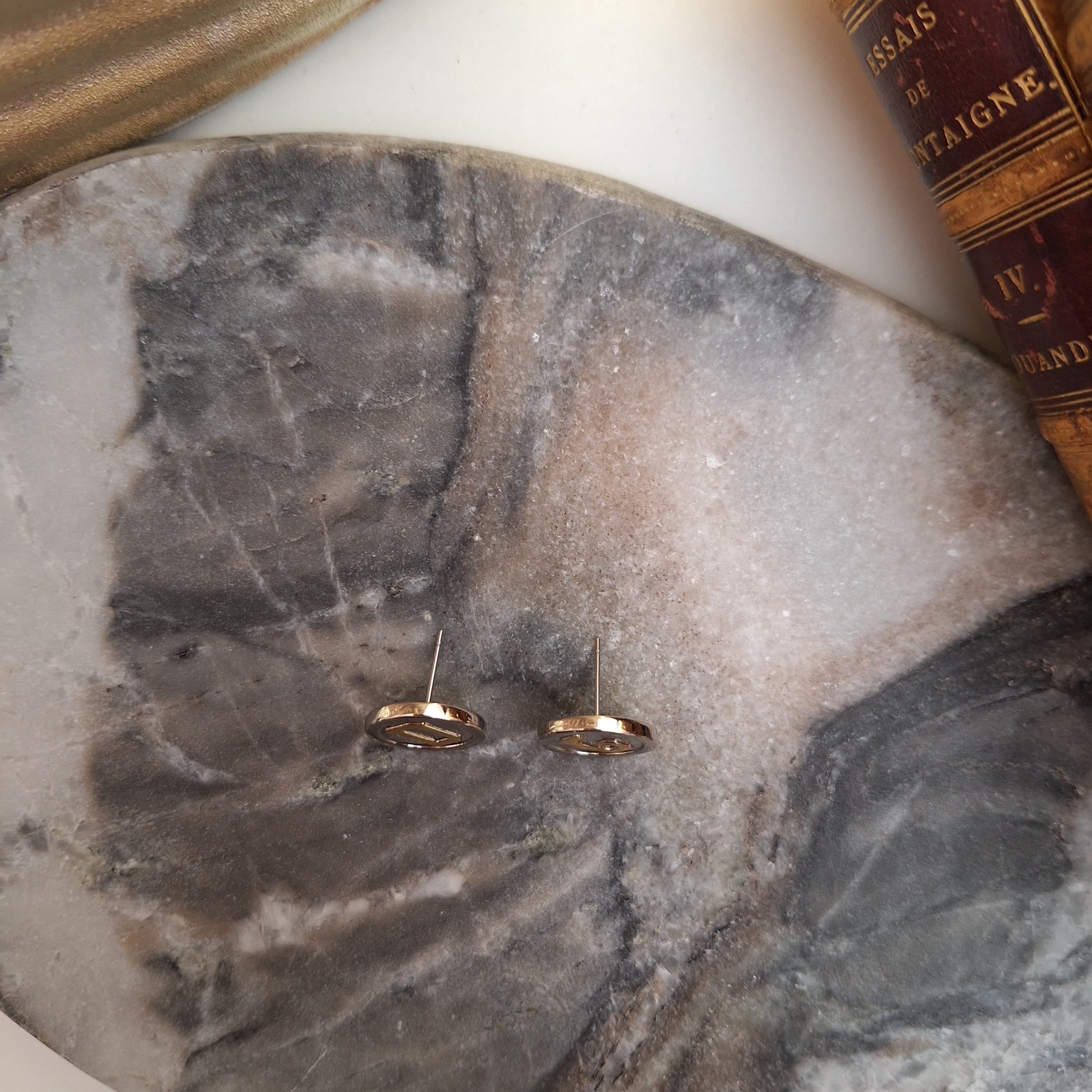 Nali Earrings - Relux handcrafted design with upcycled vintage buttons