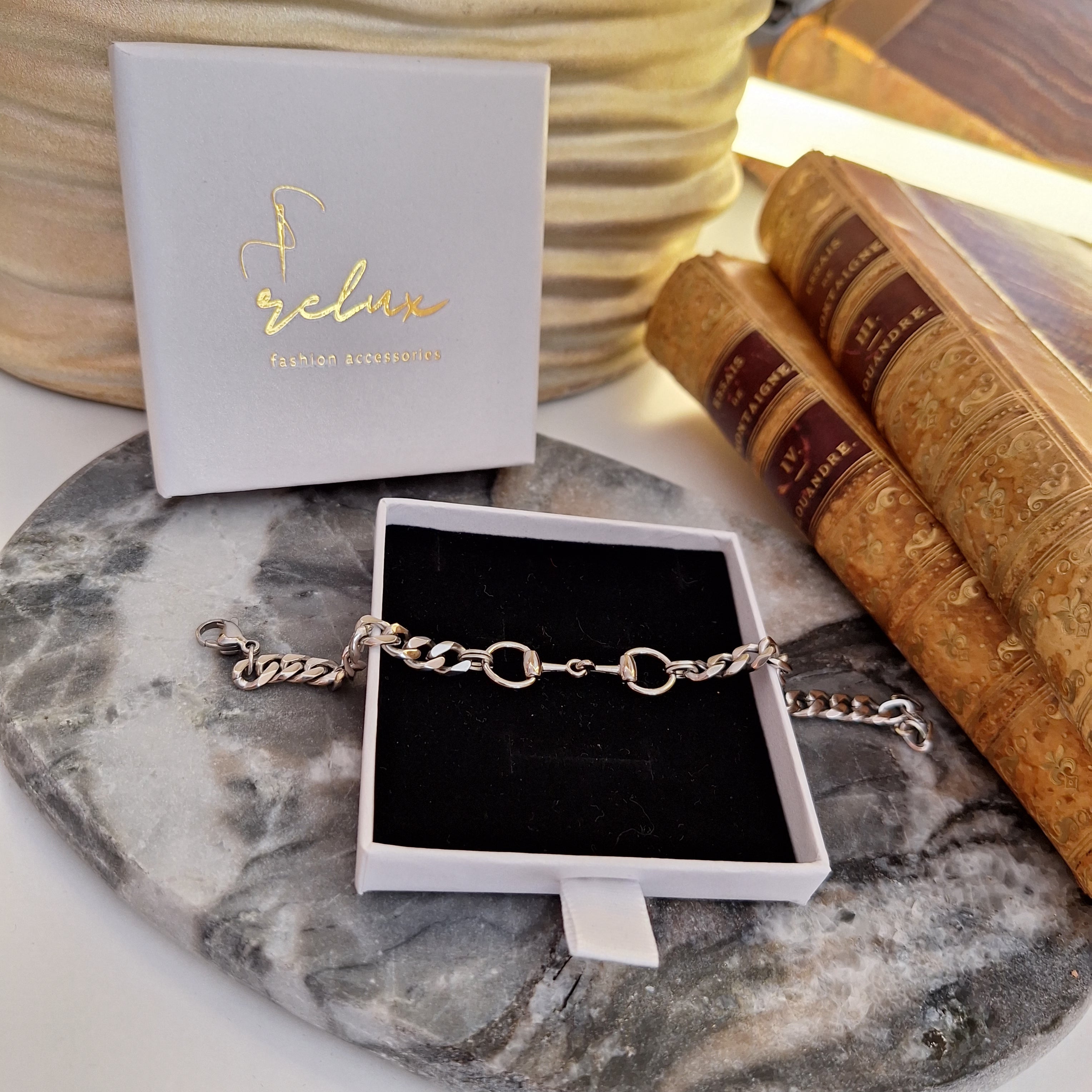 Bracciale Hani - Creazione artigianale Relux con componente upcycled
