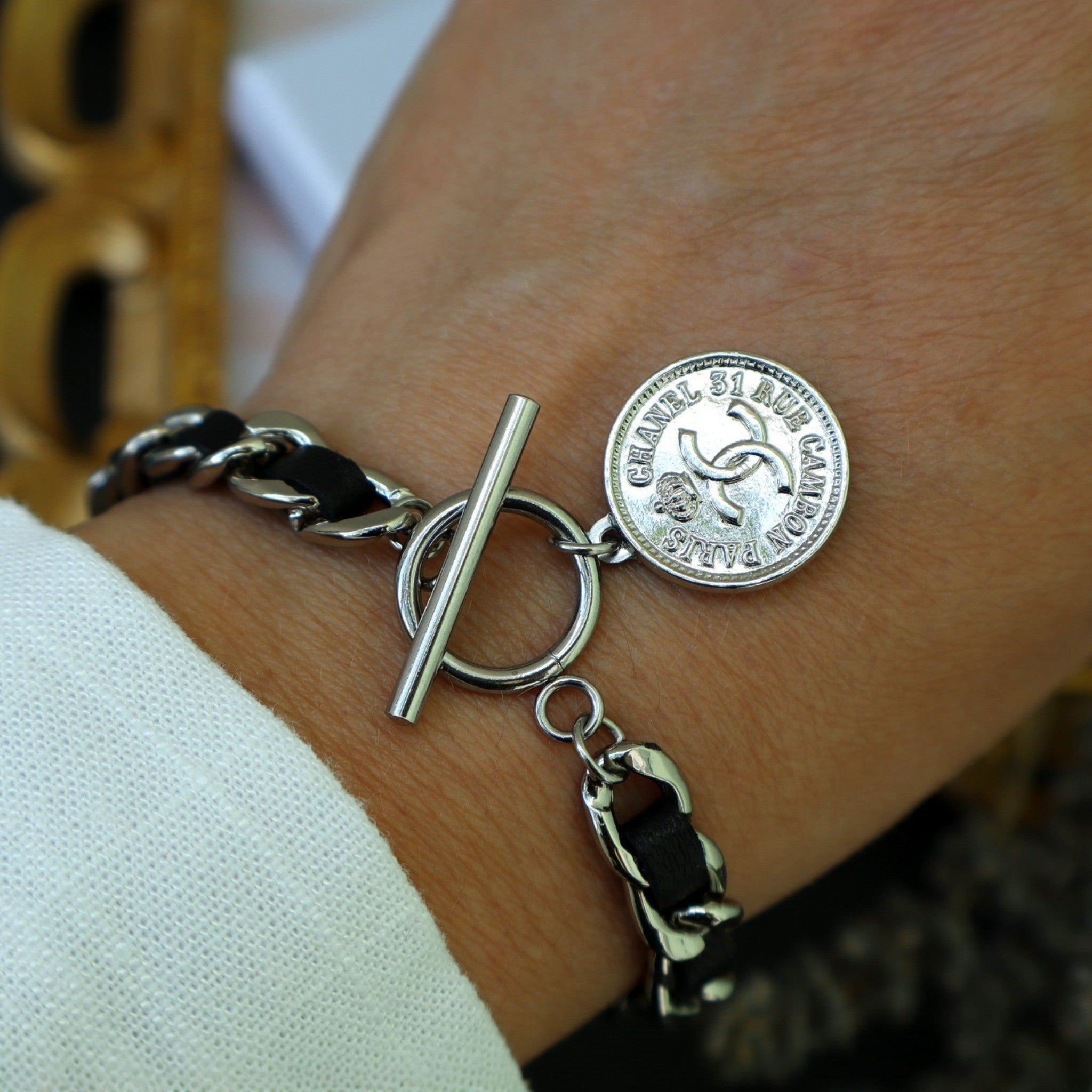 Bracciale "Iris" Upcycled