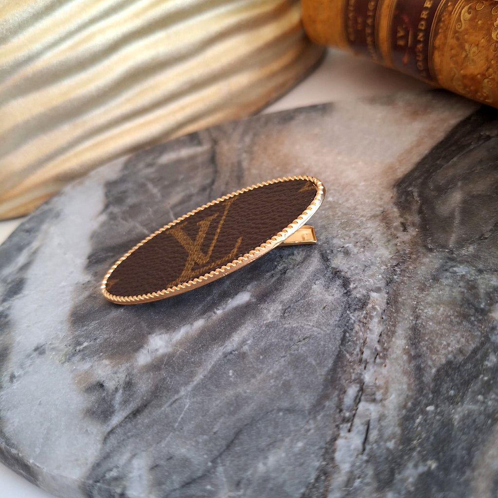 Accessorio per capelli Lola - Creazione artigianale Relux in pelle vintage upcycled