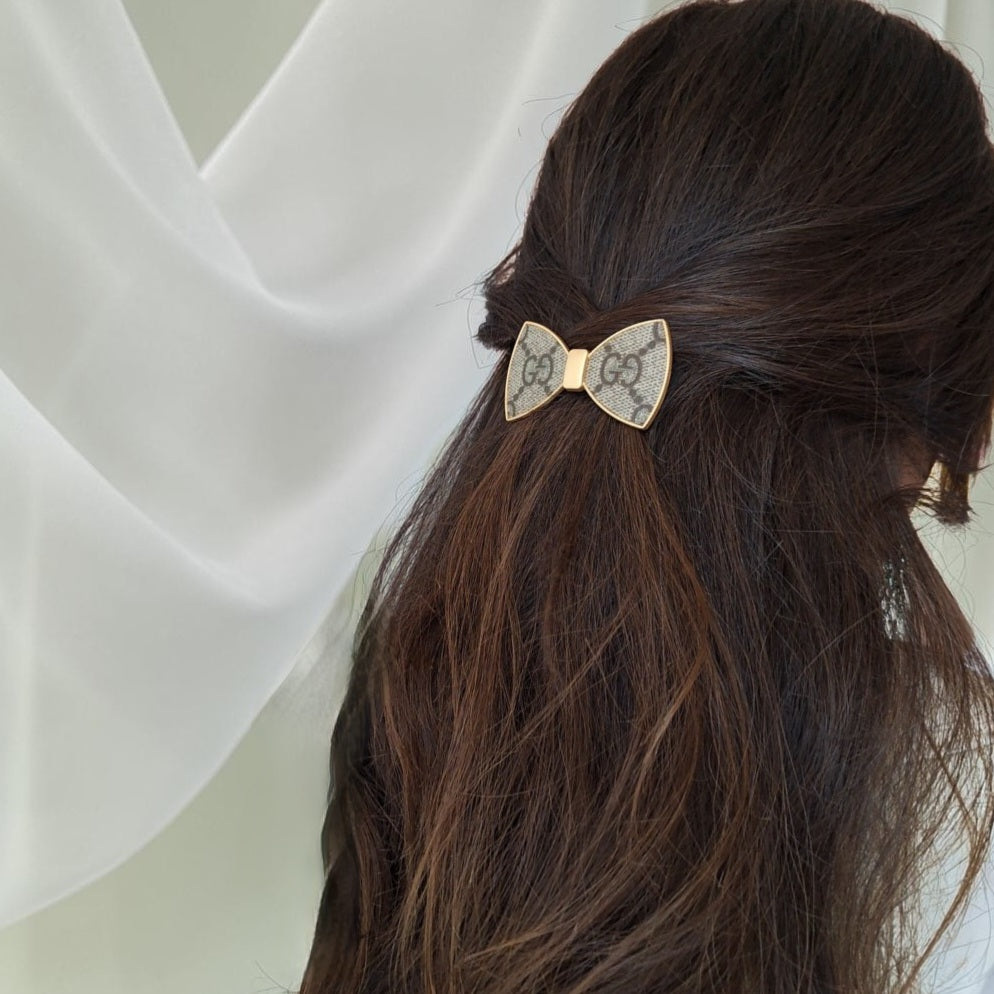 Accessorio per capelli Hada - Creazione artigianale Relux in pelle vintage upcycled