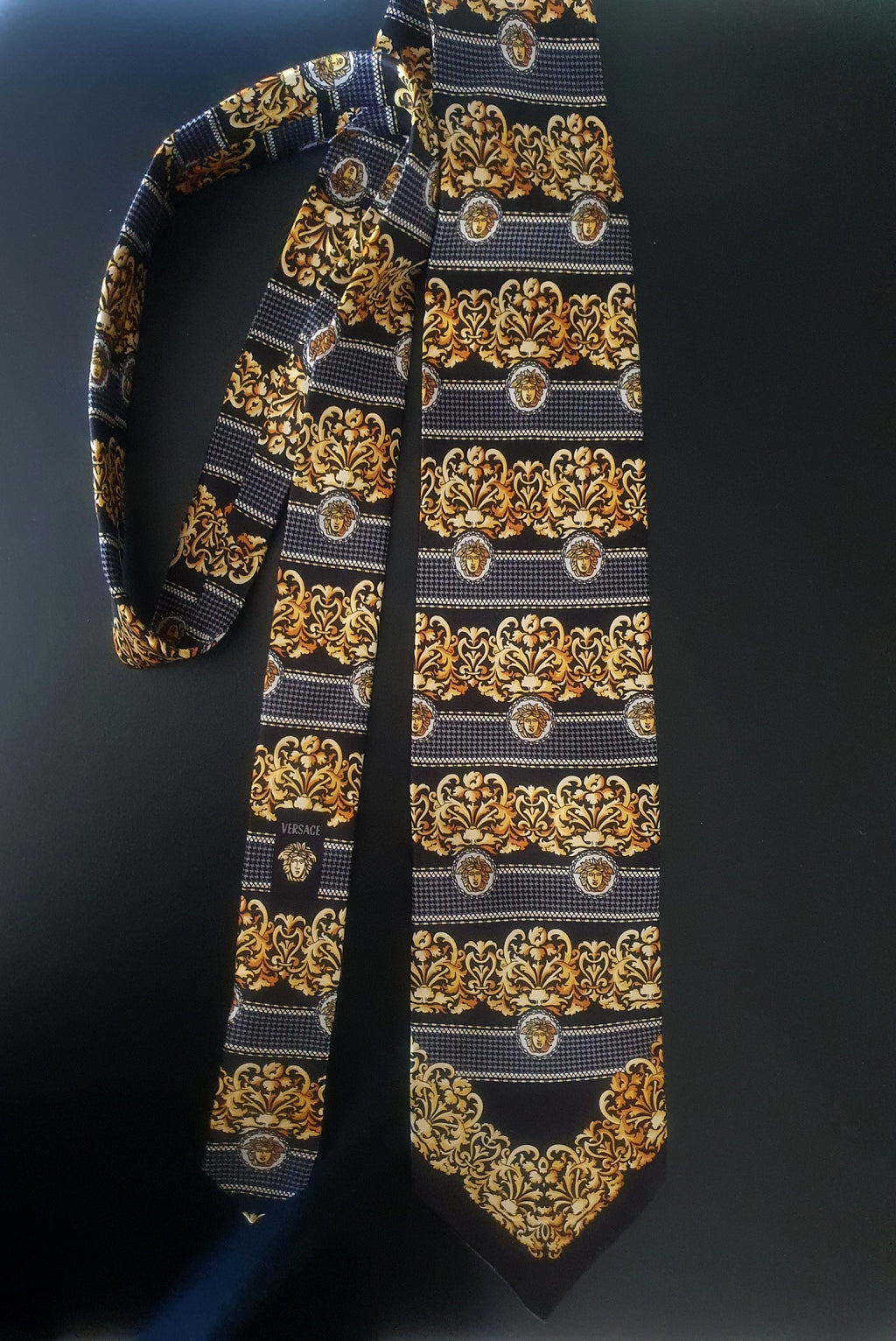 Scrunchie "Kennedy" Upcycled