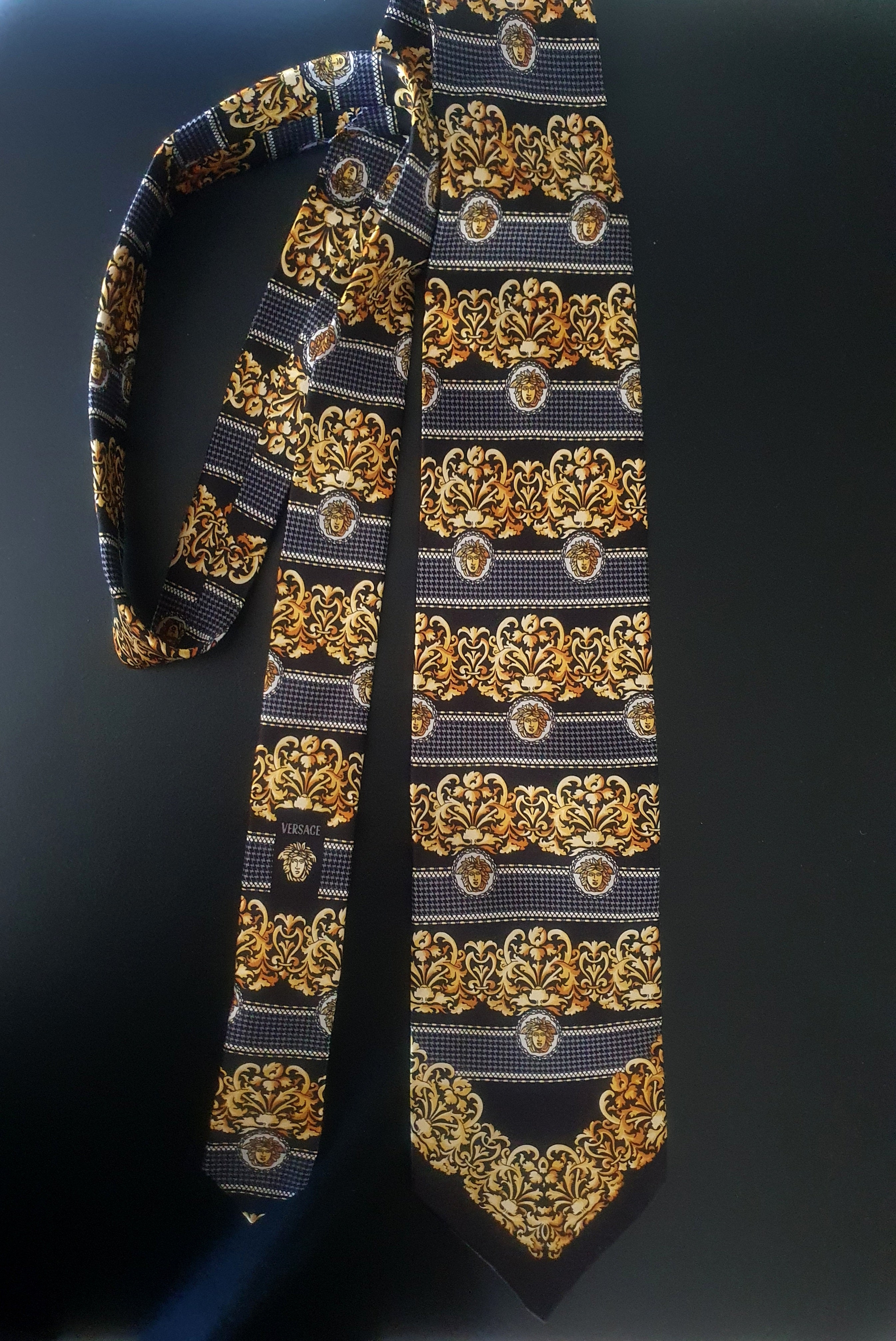 Scrunchie "Kennedy" Upcycled