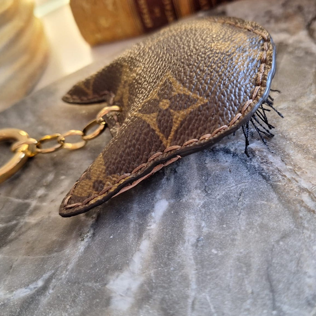 Portachiavi Mimi - Creazione artigianale Relux in pelle vintage upcycled