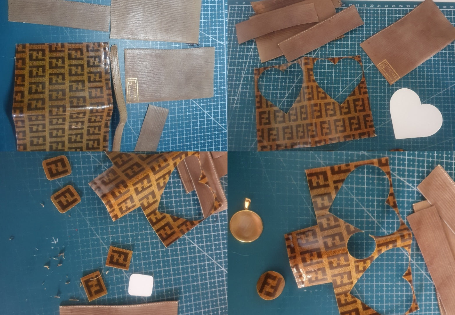 Portachiave Cuore Upcycled