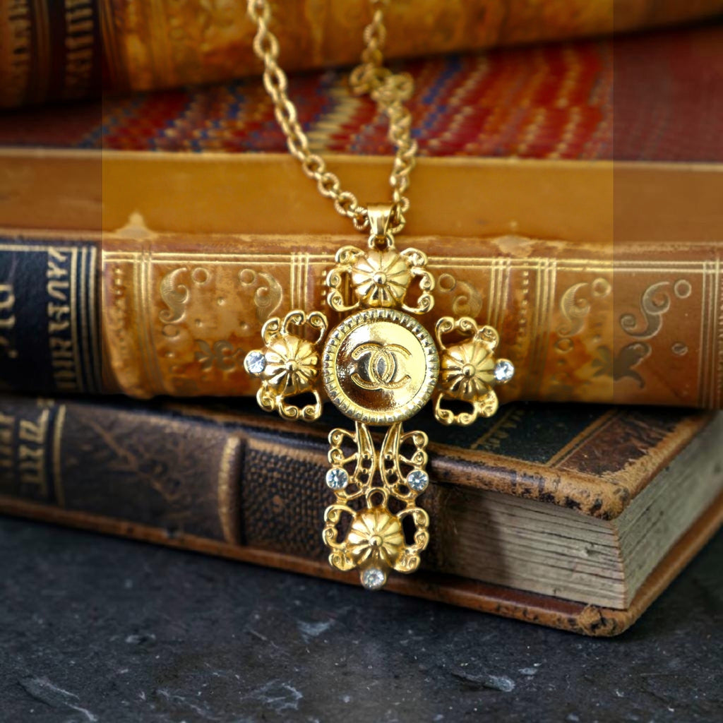 Collana Croce Upcycling