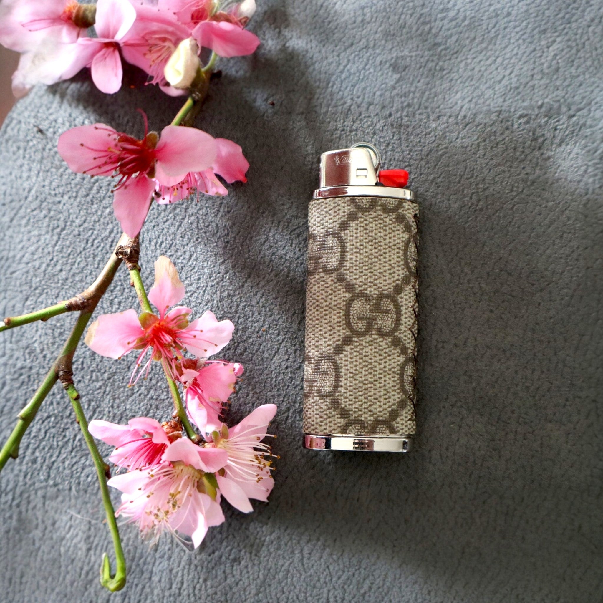 Porta Accendino Upcycled in Pelle Vintage