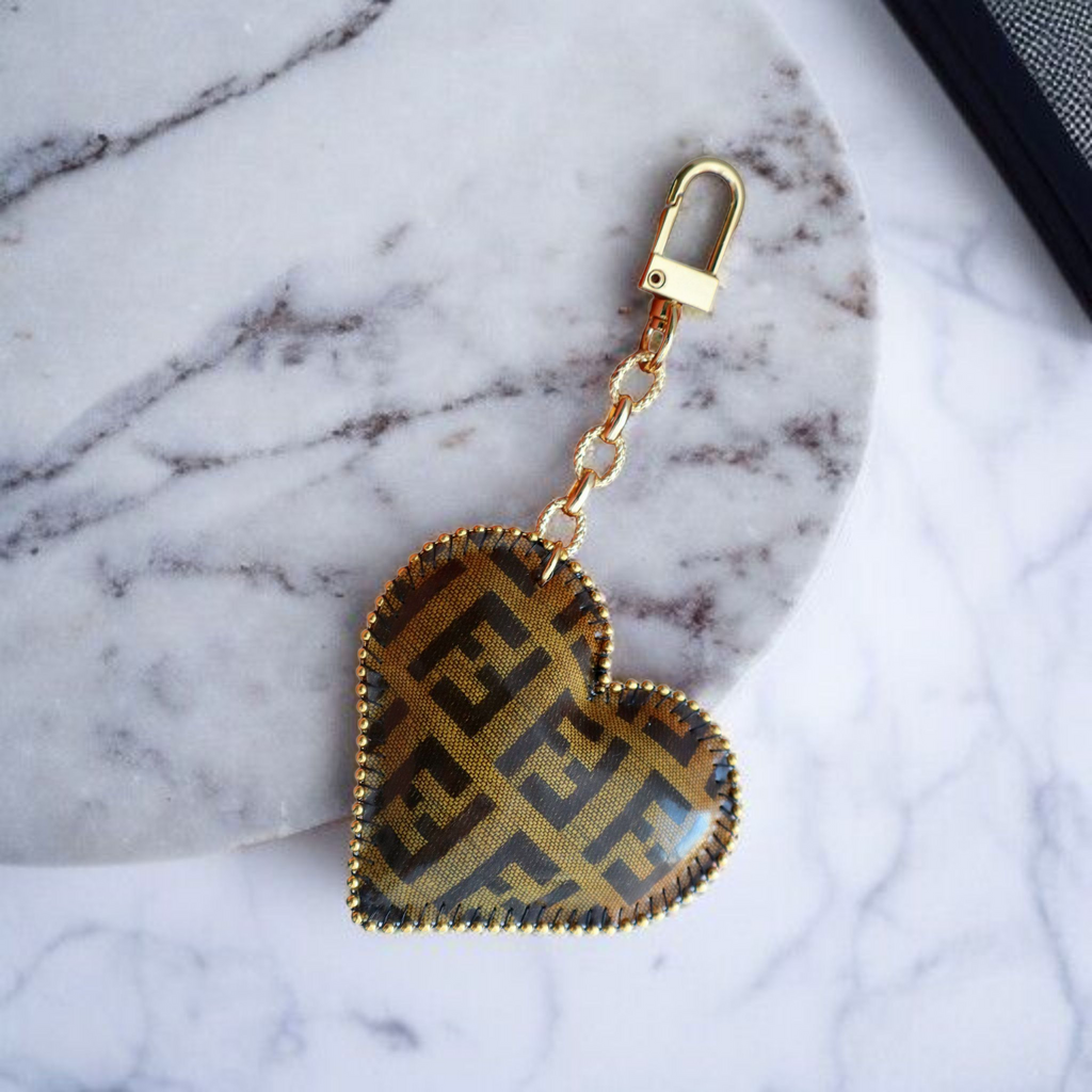 Portachiave Cuore Upcycled